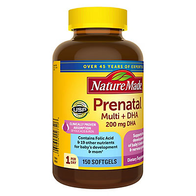 Nature Made Prenatal Multi + DHA Softgels, 150 ct.