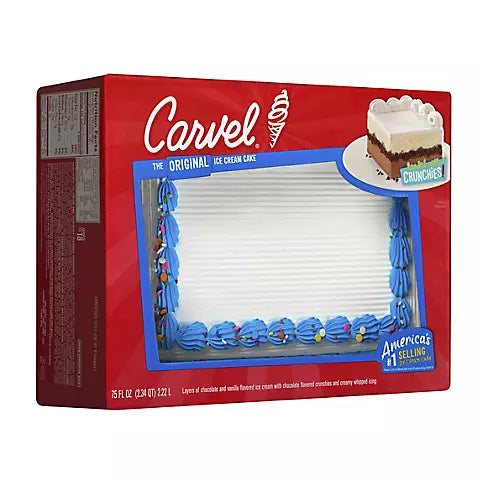 Carvel Ice Cream Cake With Chocolate Flavored Crunchies Guggin Foods carvel-ice-cream-cake-with-chocolate-flavored-crunchies-guggin-foods