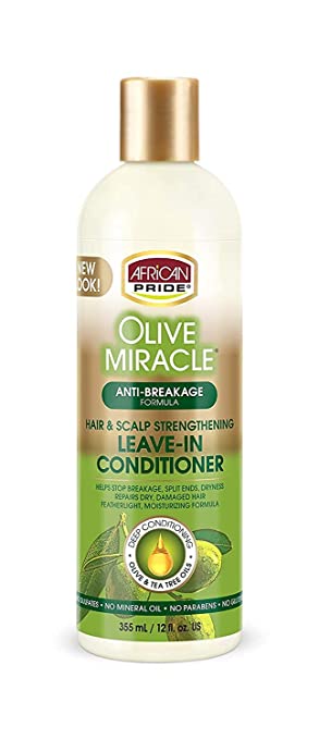 African Pride Olive Miracle Leave-In Conditioner (3 Pack)