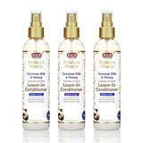African Pride Moisture Miracle Coconut Milk & Honey Leave-In Conditioner (3 Pack)