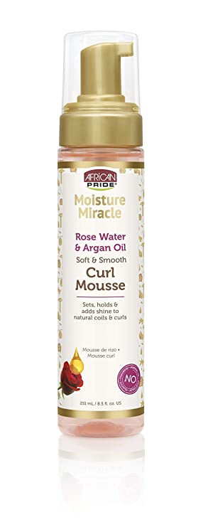African Pride Moisture Miracle Rose Water & Argan Oil