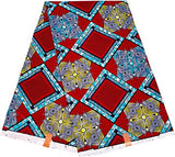 Authentic African Ankara Fabric Print 6 Yards