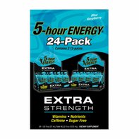 5-hour ENERGY Dietary Supplement, Extra Strength, Blue Raspberry, 24-Pack