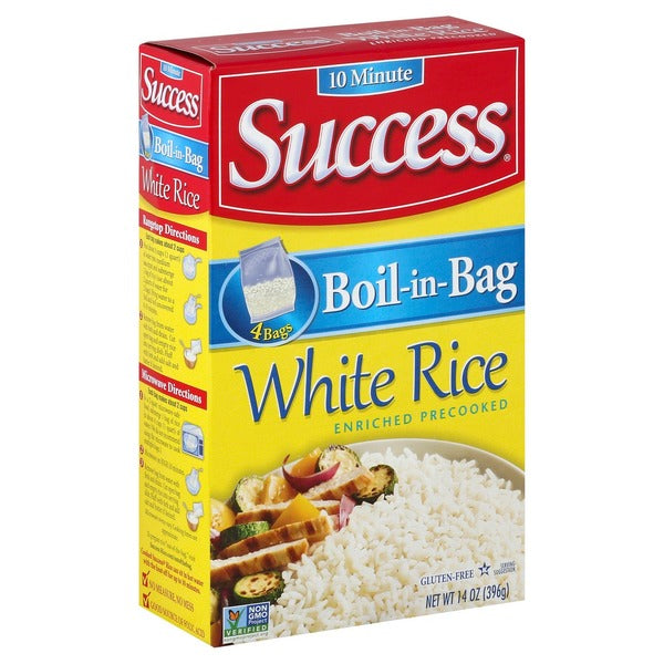 Success Ten Minute BoilinBag White Rice Guggin Foods