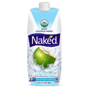 Naked Coconut Water 16.9 oz Box (12 pack) Case – Guggin Foods