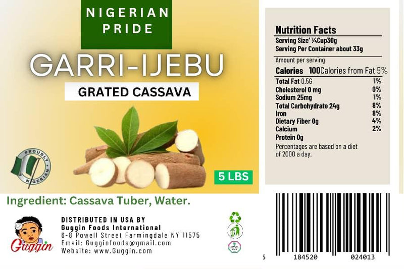 GUGGIN IJEBU GARRI 5LBS
