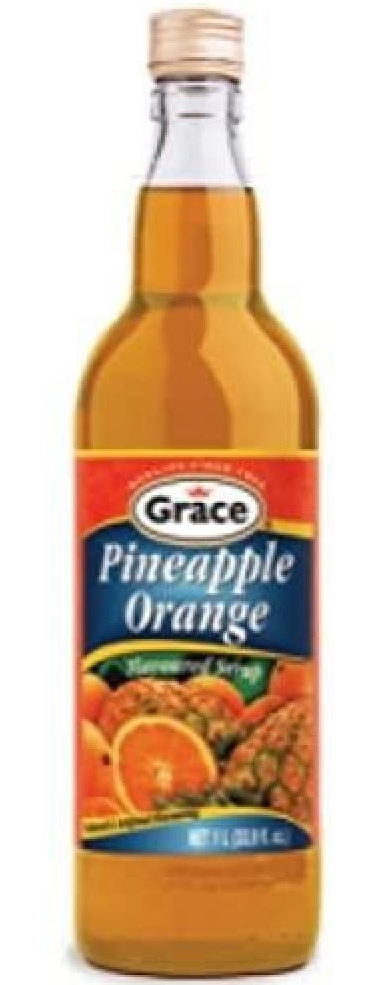 GRACE SYRUP PINEAPPLE ORANGE 25.5 Z (PLASTIC BOTTLE)