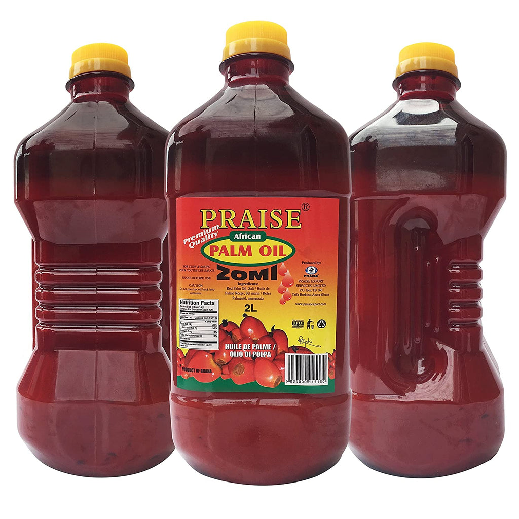 Praise Palm Oil - (Md) 12 x 1 Ltr