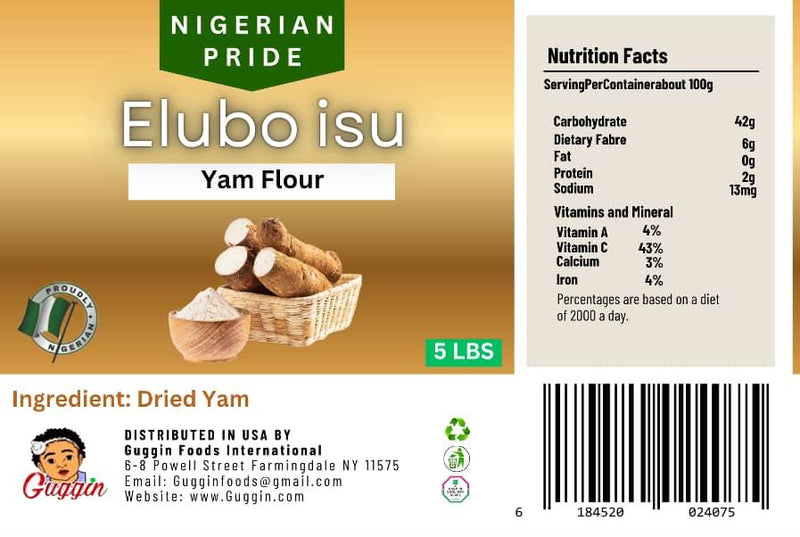 GUGGIN YAM ELUBO ISU (AMALA) 5LBS