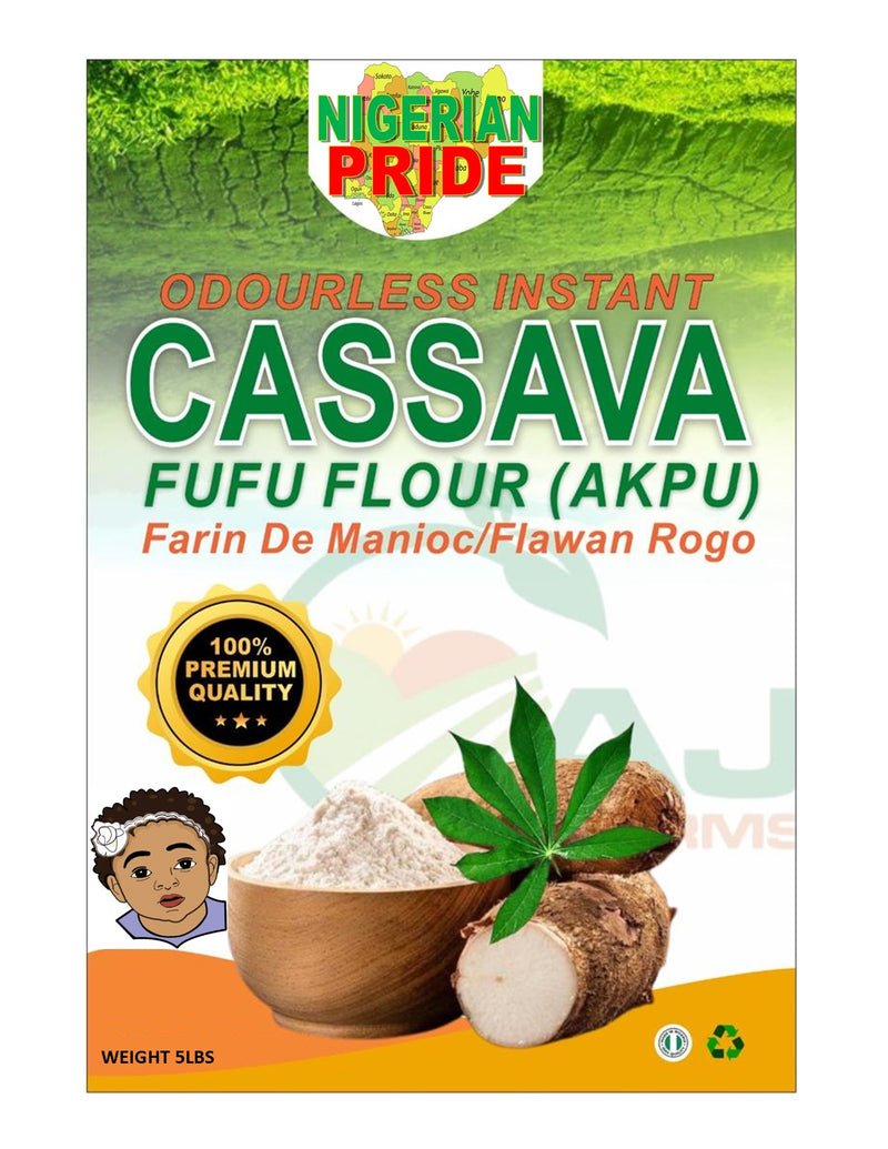 CASSAVA FUFU AKPU BY NIGERIAN PRIDE