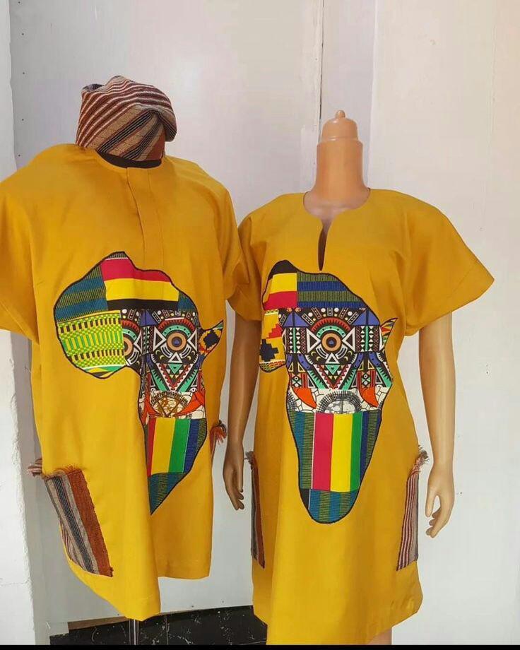 African Identity Dress for him and Her (Medium size)