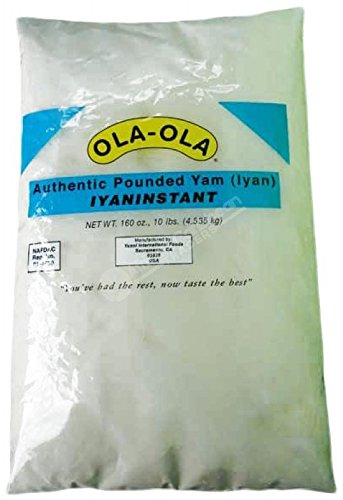 Copy of Ola Ola Authentic Pounded Yam 10 LBS 1 BOX OF 4 BAGS