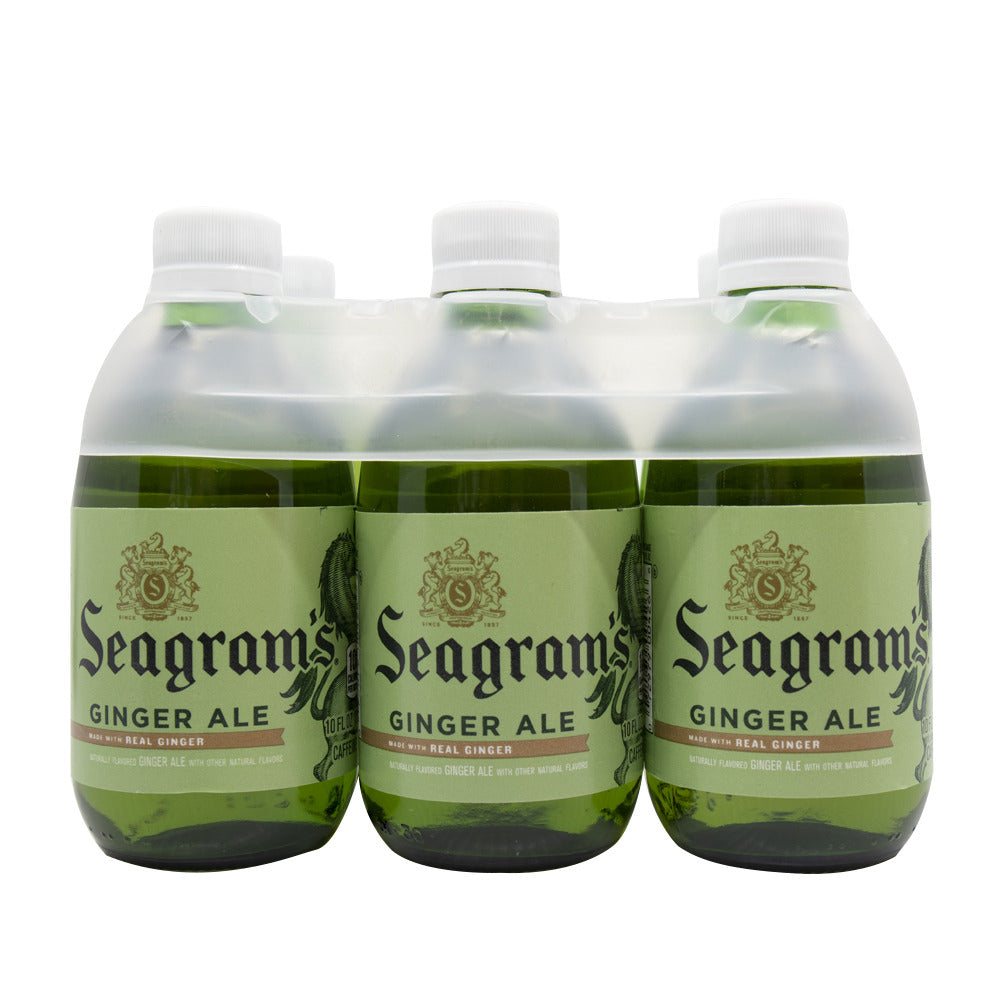 Seagram’s Ginger Ale 10 oz Glass Bottle (10 pack) Case