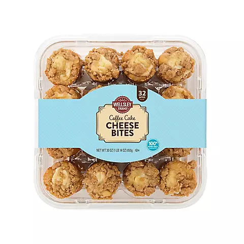 Wellsley Farms Coffee Cake Cheese Bites