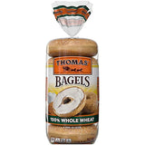 Thomas Hearty Grain 100% Whole Wheat Bagels