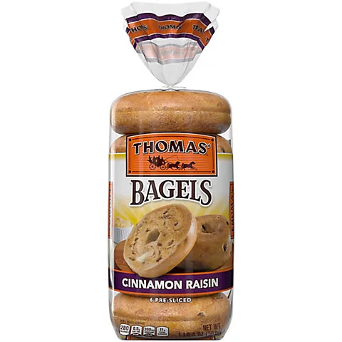 Thomas' Cinnamon Raisin Swirl Bagels