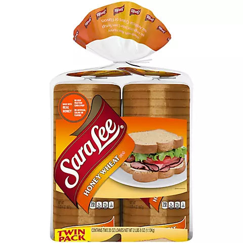 Sara Lee Honey Wheat Bread, 2 pk.