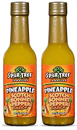 Spur Tree Jamaican Pineapple Scotch Bonnet Pepper Sauce (2 pack)