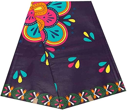 Authentic African Ankara Fabric Print 6 Yards