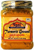 Rani Turmeric (Haldi) Root Powder Spice, (High Curcumin Content) 16oz (454g) 1lb ~ All Natural | 100% Pure, Salt Free | Vegan | Gluten Friendly | NON-GMO | Indian Origin