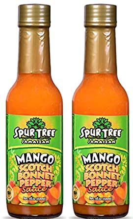 Spur Tree Jamaican Mango Scotch Bonnet Pepper Sauce (2 pack)