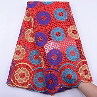 Authentic African Cotton Lace Fabric