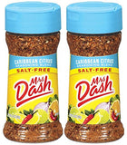 Mrs. Dash Caribbean Citrus Seasoning Blend, 2.4 Oz 2 pack