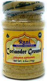 Rani Coriander Ground Powder (Indian Dhania) Spice 2.5oz (70g) PET Jar ~ All Natural, Salt-Free | Vegan | No Colors | Gluten Friendly | NON-GMO | Indian Origin