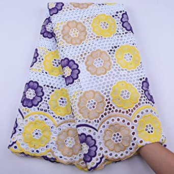 Authentic African Cotton Lace Fabric