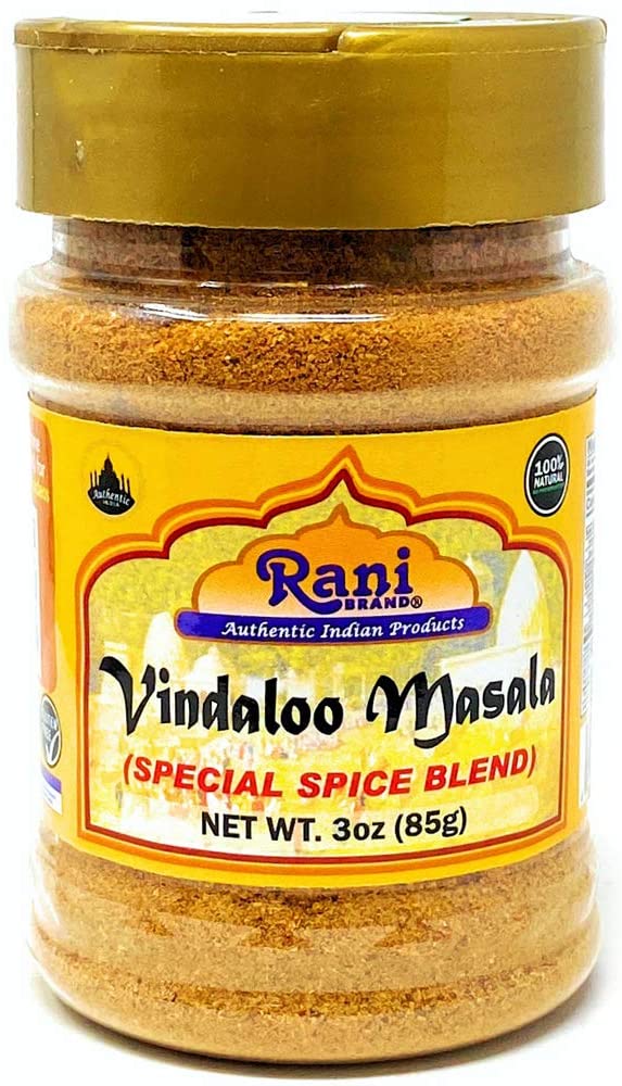Rani Vindaloo Curry Masala Natural Indian Spice Blend 3oz (85g) ~ Salt Free | Vegan | Gluten Friendly| NON-GMO | No colors