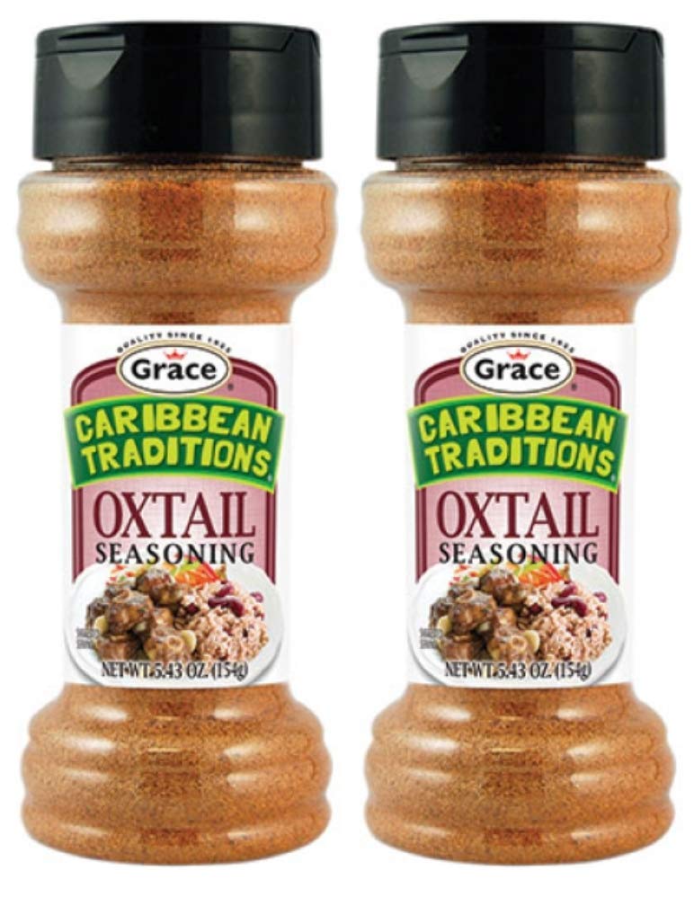 Grace Caribbean Traditions Oxtail Seasoning 5.43 oz shaker (Pack of 2)