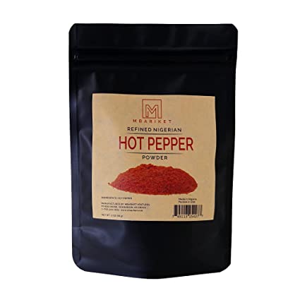 Mbariket Nigerian African Spicy Hot Ground Red Pepper