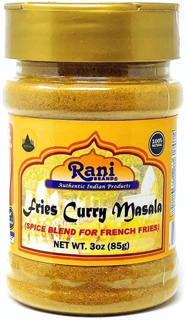Rani French Fries Masala 3oz (85g) 21 Spice Blend, Shaker Top For Your Fries or Eggs ~ All Natural | Vegan | Gluten Friendly | NON-GMO | Indian Origin
