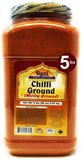 Rani Chilli Powder (Mirchi) Ground Indian Spice 80oz (5lbs) 2.27kg Bulk PET Jar ~ All Natural | Salt-Free | Vegan | No Colors | Gluten Friendly | NON-GMO | Indian Origin