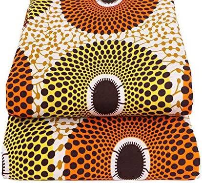 Authentic African Polyester Wax Print 6 Yards