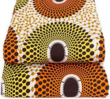 Authentic African Polyester Wax Print 6 Yards