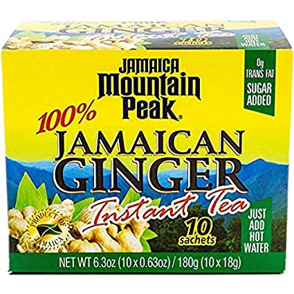 Jamaica Mountain Peak Ginger Instant Tea 10 Sachets (2 pack)