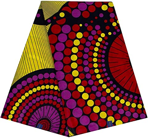 Authentic African Polyester Wax Print 6 Yards