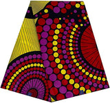 Authentic African Polyester Wax Print 6 Yards
