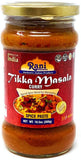 Rani Tikka Masala Cooking Spice Paste 10oz (300g) Glass Jar ~ No Colors | All Natural | NON-GMO | Vegan | Gluten Free | Indian Origin