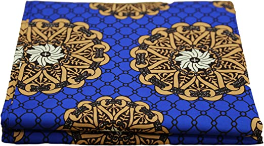 Authentic YLT Wax African Wax Fabric Print 6 Yards