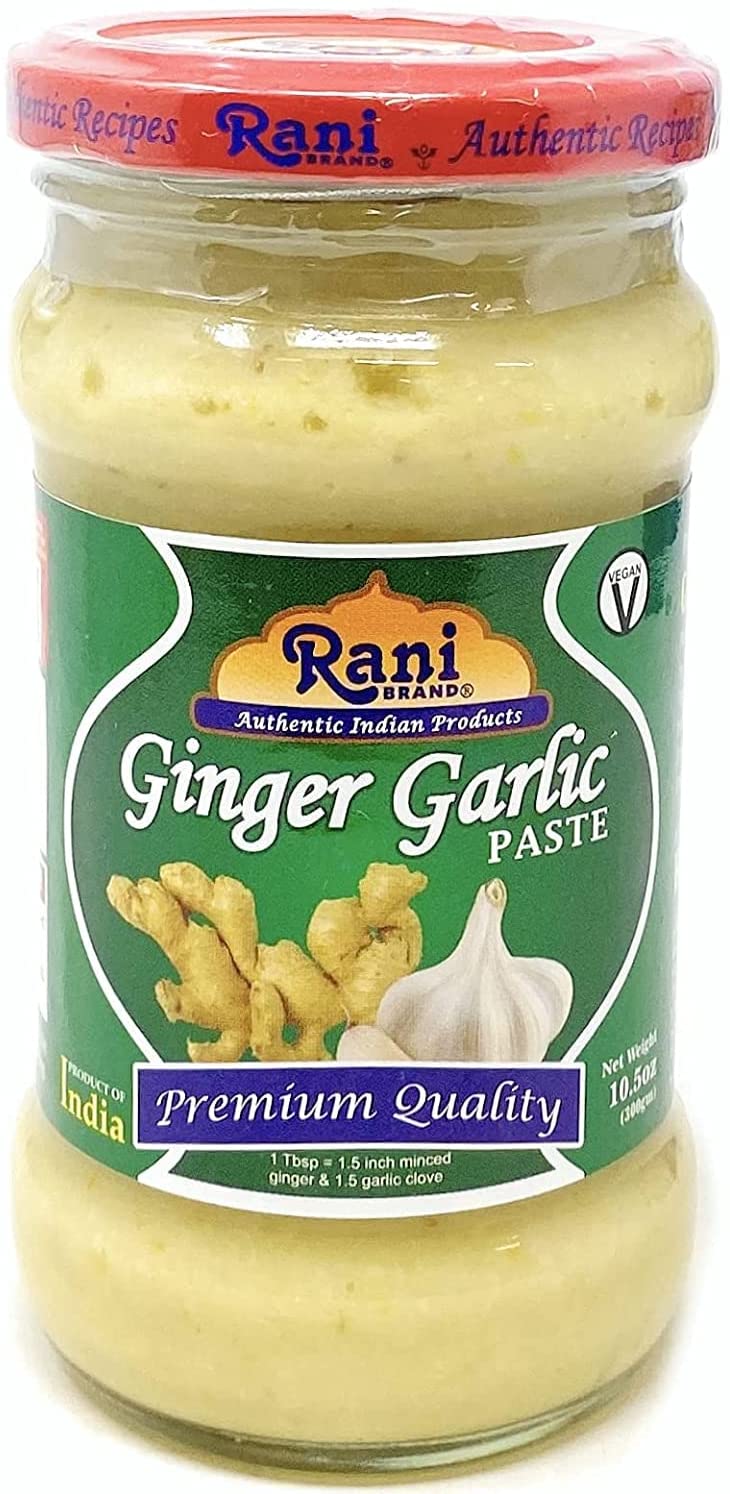 Rani Ginger Garlic Cooking Paste 10.58oz (300gm) ~ Vegan | Glass Jar | Gluten Free | NON-GMO | No Colors | Indian Origin