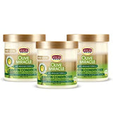 African Pride Olive Miracle Leave In Conditioner Creme (3 Pack)