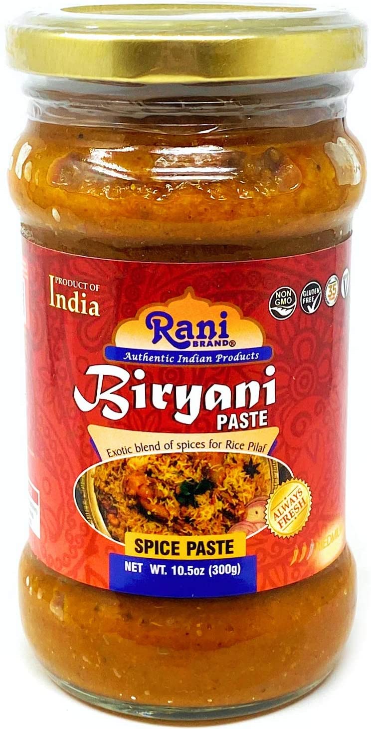 Rani Biryani Masala Curry (Cooking Spice Paste for Indian Rice Dishes, Pullao / Pilau) 10.5oz (300g) ~ All Natural | Vegan | No Colors | Gluten Free | NON-GMO | Indian Origin