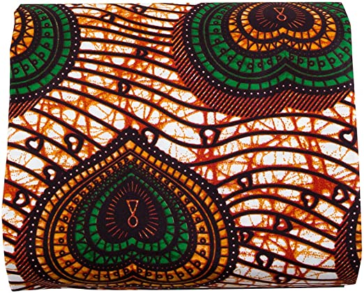 Authentic African Wax Ankara Print 6 Yard