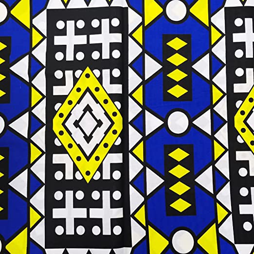 Authentic YLT Wax African Wax Fabric Print 6 Yards