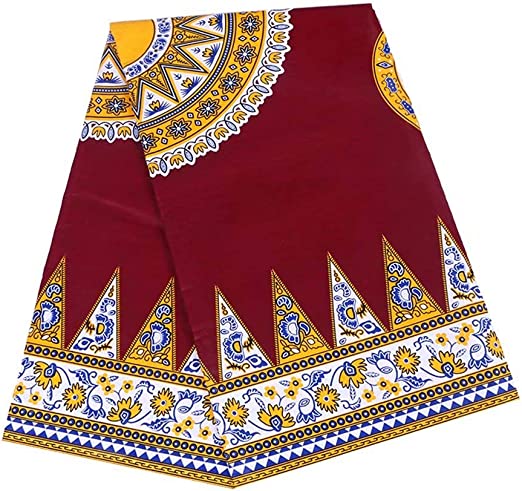 Authentic African Ankara Fabric Print 6 Yards