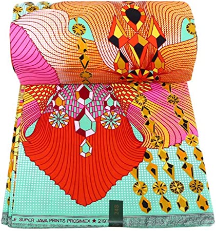 Authentic Realwax African Fabric Print 6 Yards