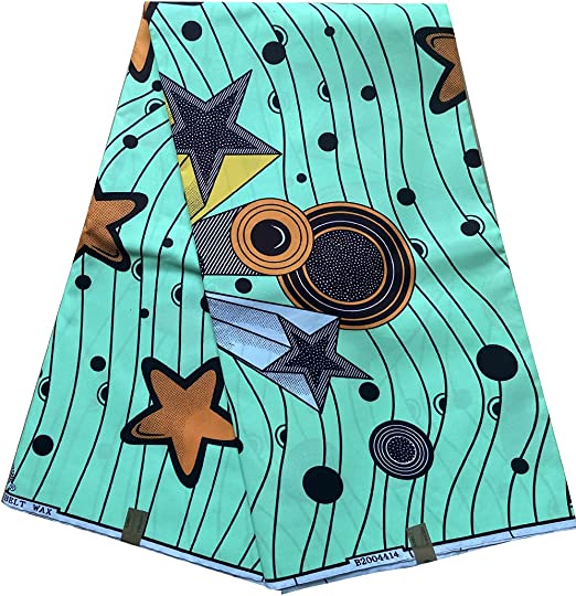 Authentic African Polyester Ankara Kente Wax Print 6 Yards (ADWAXDA)