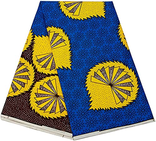 Authentic African Polyester Wax Print 6 Yards